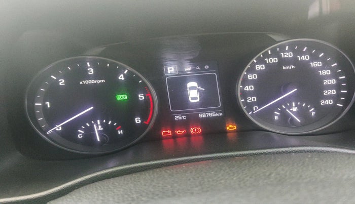 2017 Hyundai New Elantra 1.6 SX (O) AT DIESEL, Diesel, Automatic, 68,765 km, interior