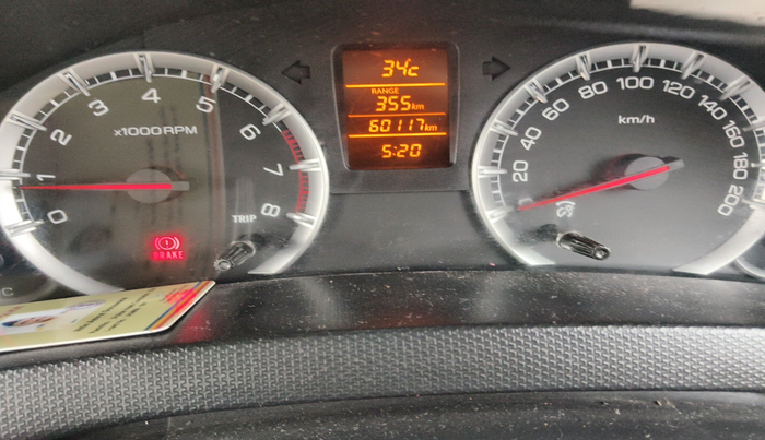 2016 Maruti Swift Dzire ZXI, Petrol, Manual, 60,121 km, interior