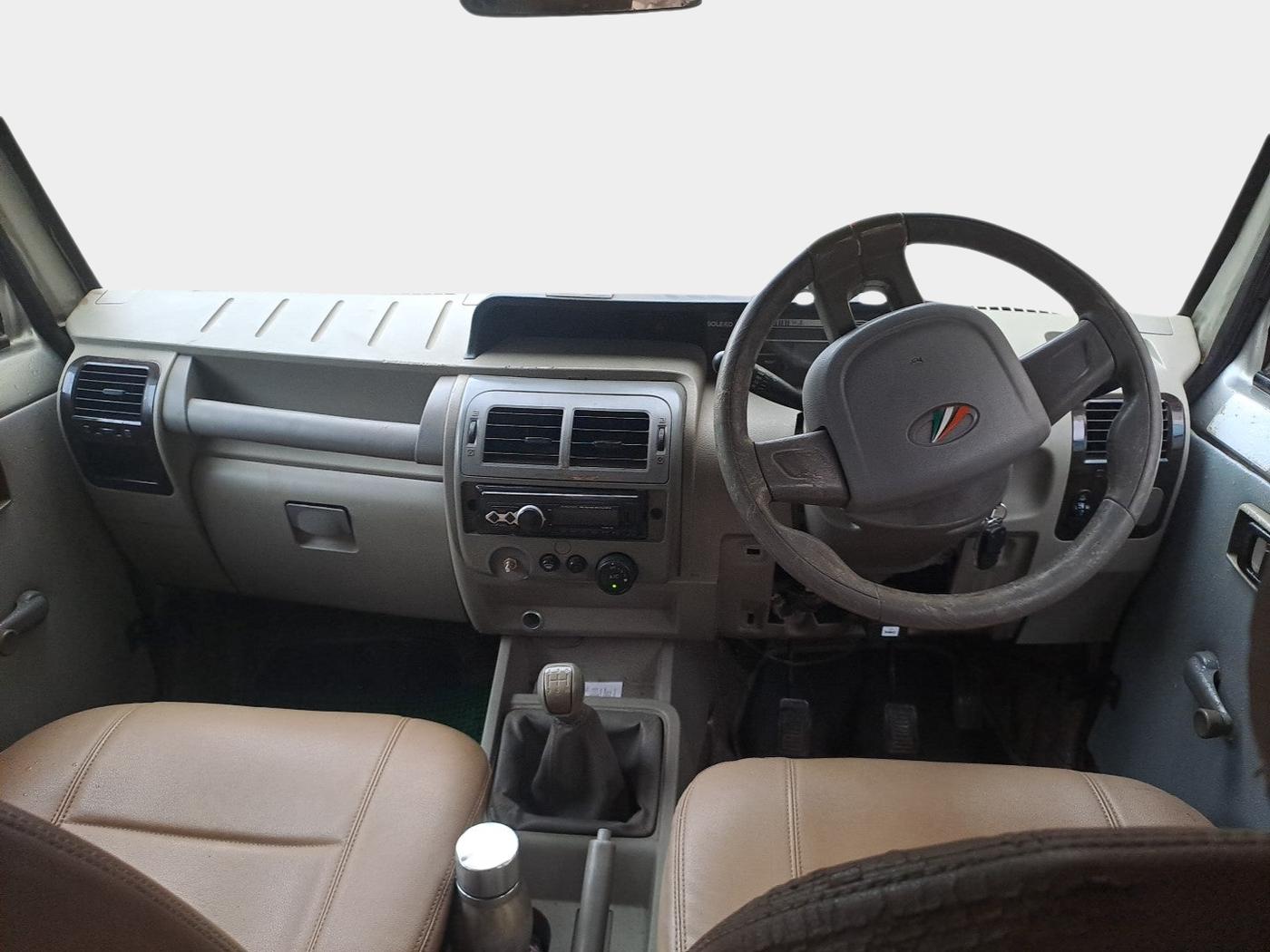 2013 Mahindra Bolero SLE BS IV, Diesel, Manual, 95,282 km, interior