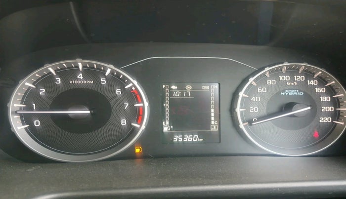 2022 Maruti BREZZA LXI SMART HYBRID, Petrol, Manual, 35,360 km, interior