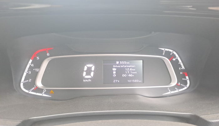 2021 KIA SONET HTX 1.5, Diesel, Manual, 1,01,583 km, interior