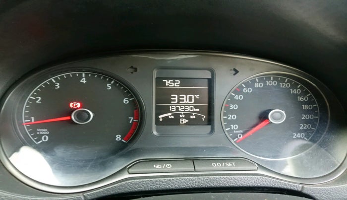 2017 Volkswagen Polo TRENDLINE 1.2L PETROL, Petrol, Manual, 1,37,230 km, interior