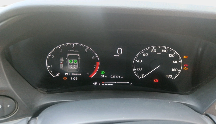 2025 Honda Amaze ZX 1.2 Petrol MT, Petrol, Manual, 27,471 km, interior