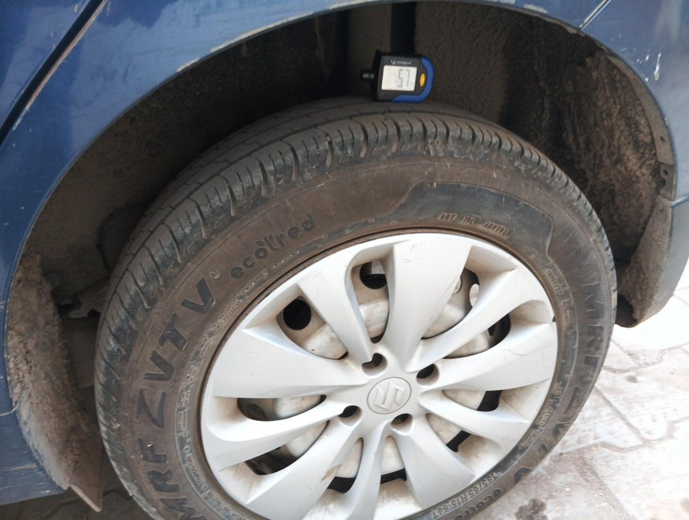 2017 Maruti Baleno SIGMA PETROL 1.2, Petrol, Manual, 1,12,465 km, tyre