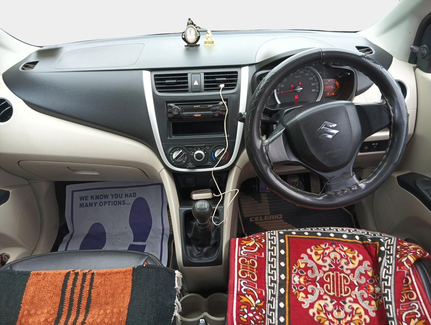 2018 Maruti Celerio VXI CNG, Petrol, Manual, 1,33,446 km, interior