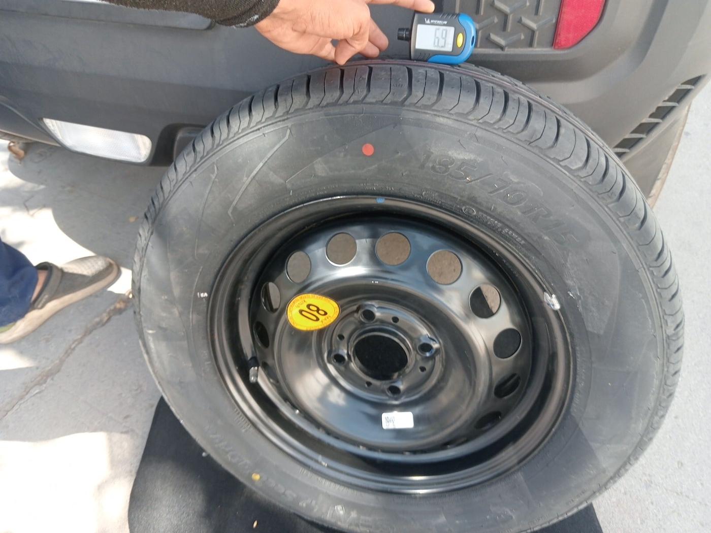 2024 Tata PUNCH ADVENTURE MT, Petrol, Manual, 3,216 km, tyre