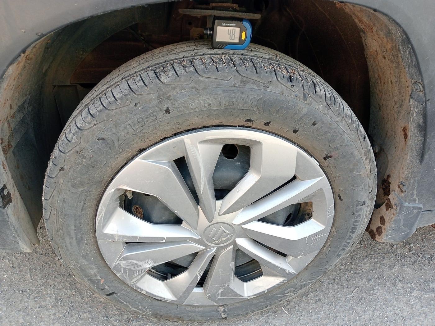 2023 Maruti FRONX SIGMA 1.2 MT, Petrol, Manual, 23,501 km, tyre