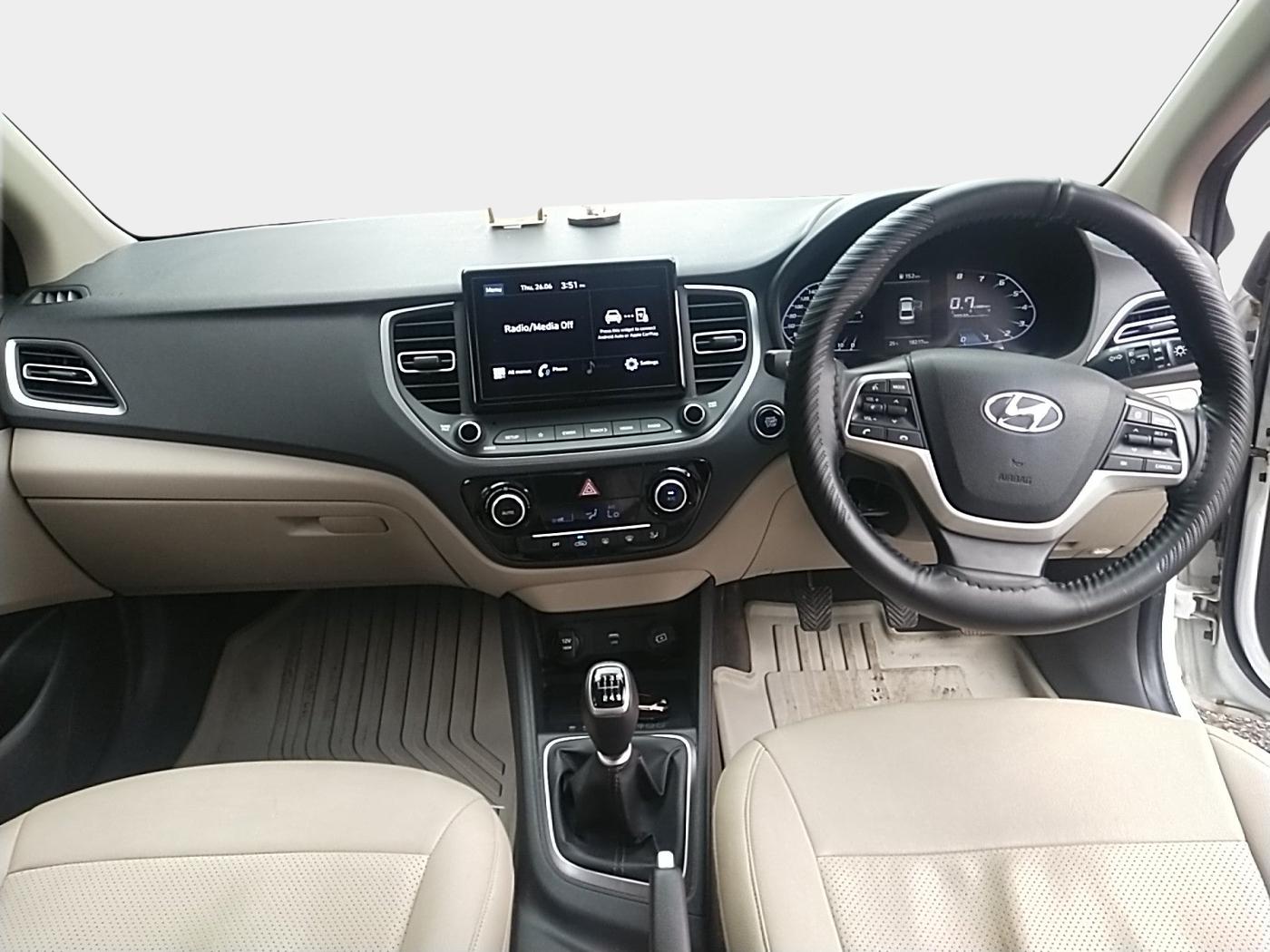 2023 Hyundai Verna SX 1.5 l MPI, Petrol, Manual, 18,219 km, interior