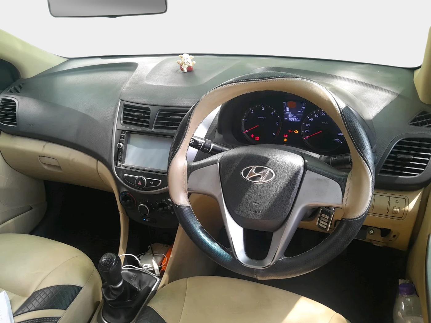 2017 Hyundai Verna 1.4 CRDI, Diesel, Manual, 89,220 km, interior