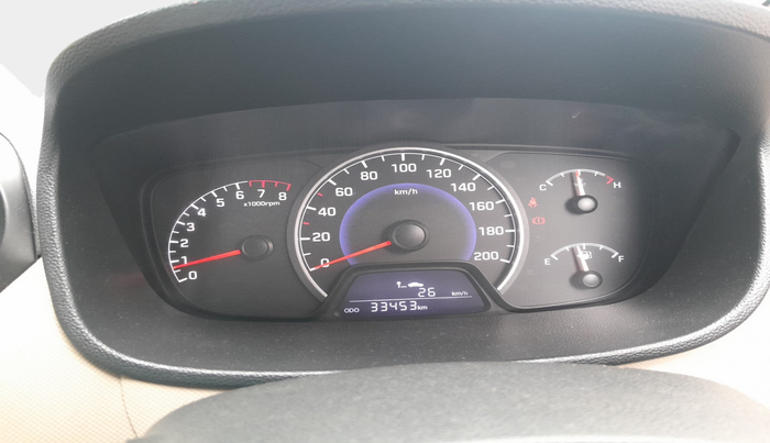 2017 Hyundai Grand i10 SPORTZ (O) 1.2 KAPPA VTVT, Petrol, Manual, 33,453 km, interior