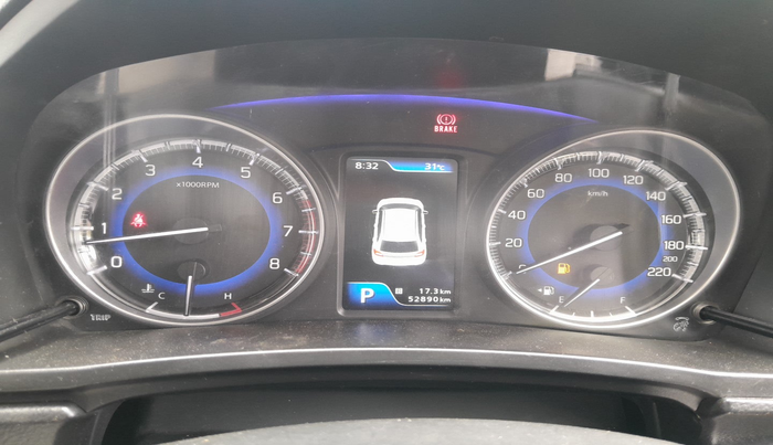 2017 Maruti Baleno ZETA CVT PETROL 1.2, Petrol, Automatic, 52,890 km, interior