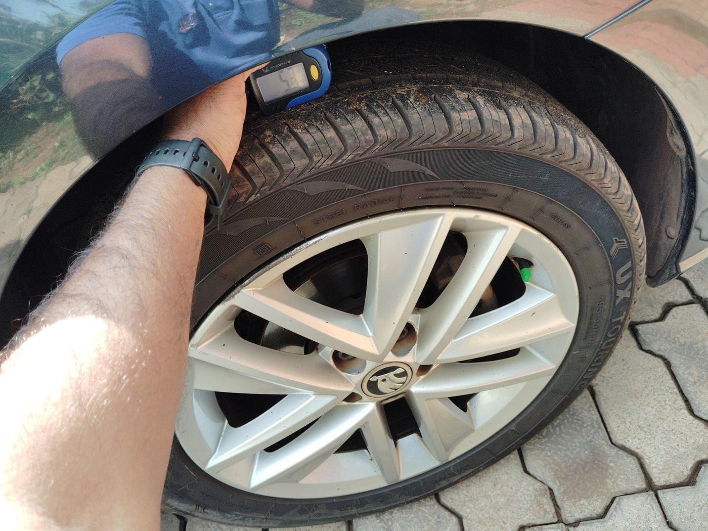 2019 Skoda Rapid STYLE 1.6 MPI AT, Petrol, Automatic, 78,013 km, tyre