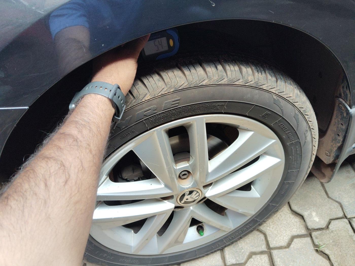 2019 Skoda Rapid STYLE 1.6 MPI AT, Petrol, Automatic, 78,013 km, tyre