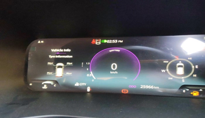 2023 Tata NEXON FEARLESS SUNROOF DUAL TONE 1.2 PETROL, Petrol, Manual, 25,966 km, interior