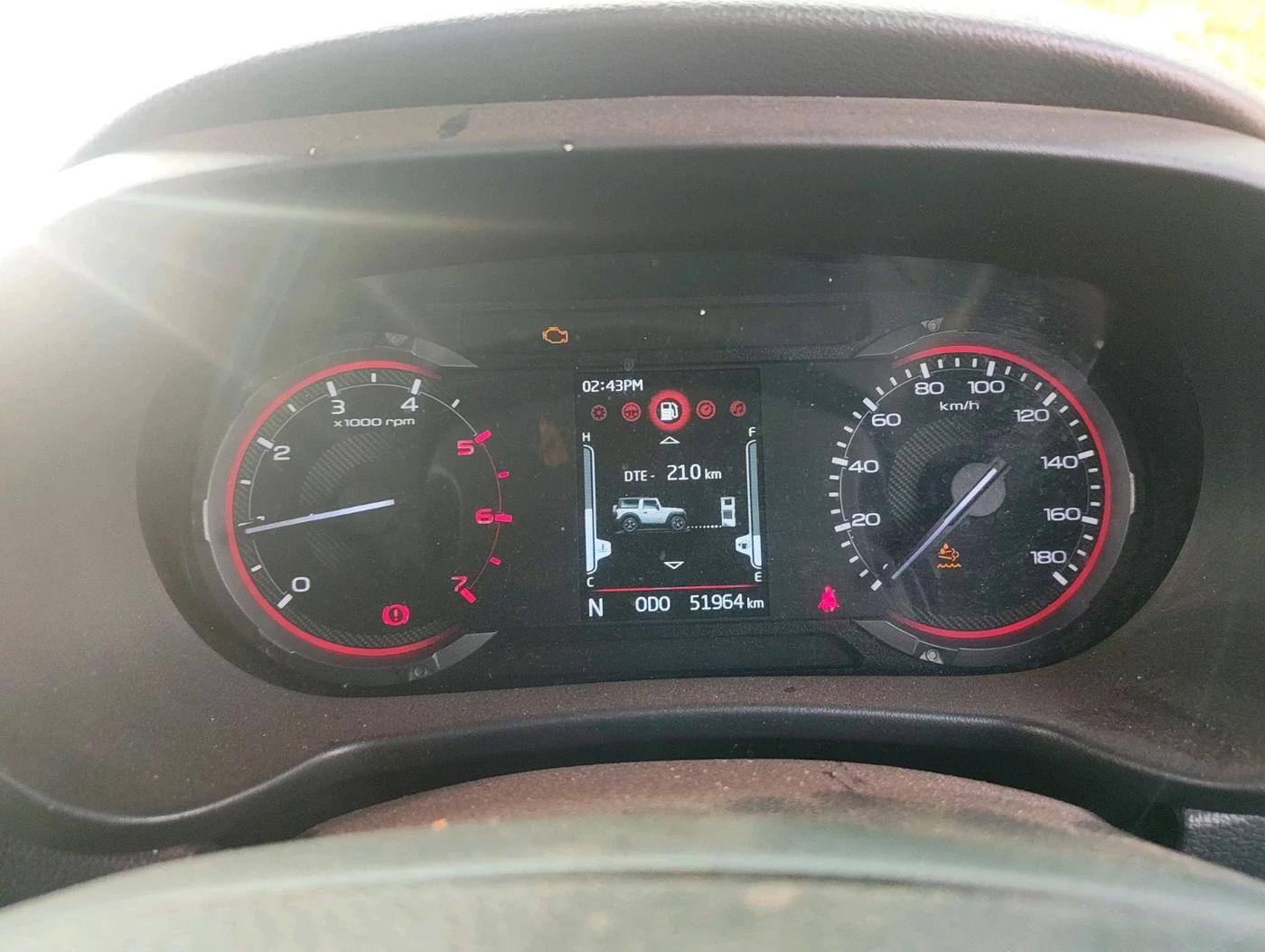 2023 Mahindra Thar LX D HT 2WD MT, Diesel, Manual, 56,000 km, interior