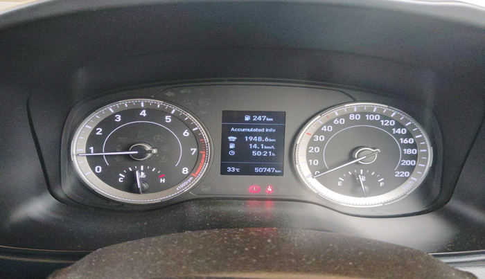 2020 Hyundai VENUE SX 1.0 (O) TURBO, Petrol, Manual, 50,747 km, interior