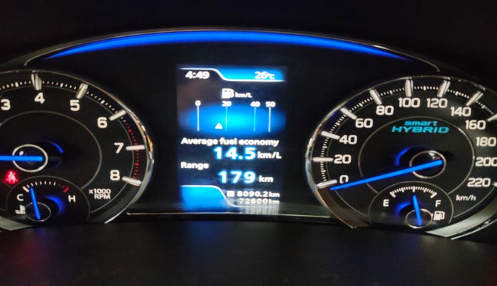 2019 Maruti Ciaz ZETA 1.5 SHVS MT PETROL, Petrol, Manual, 72,600 km, interior