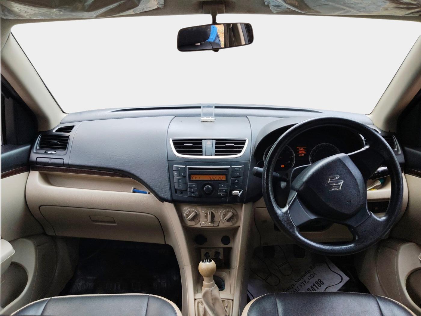 2013 Maruti Swift Dzire VXI, Petrol, Manual, 58,602 km, interior