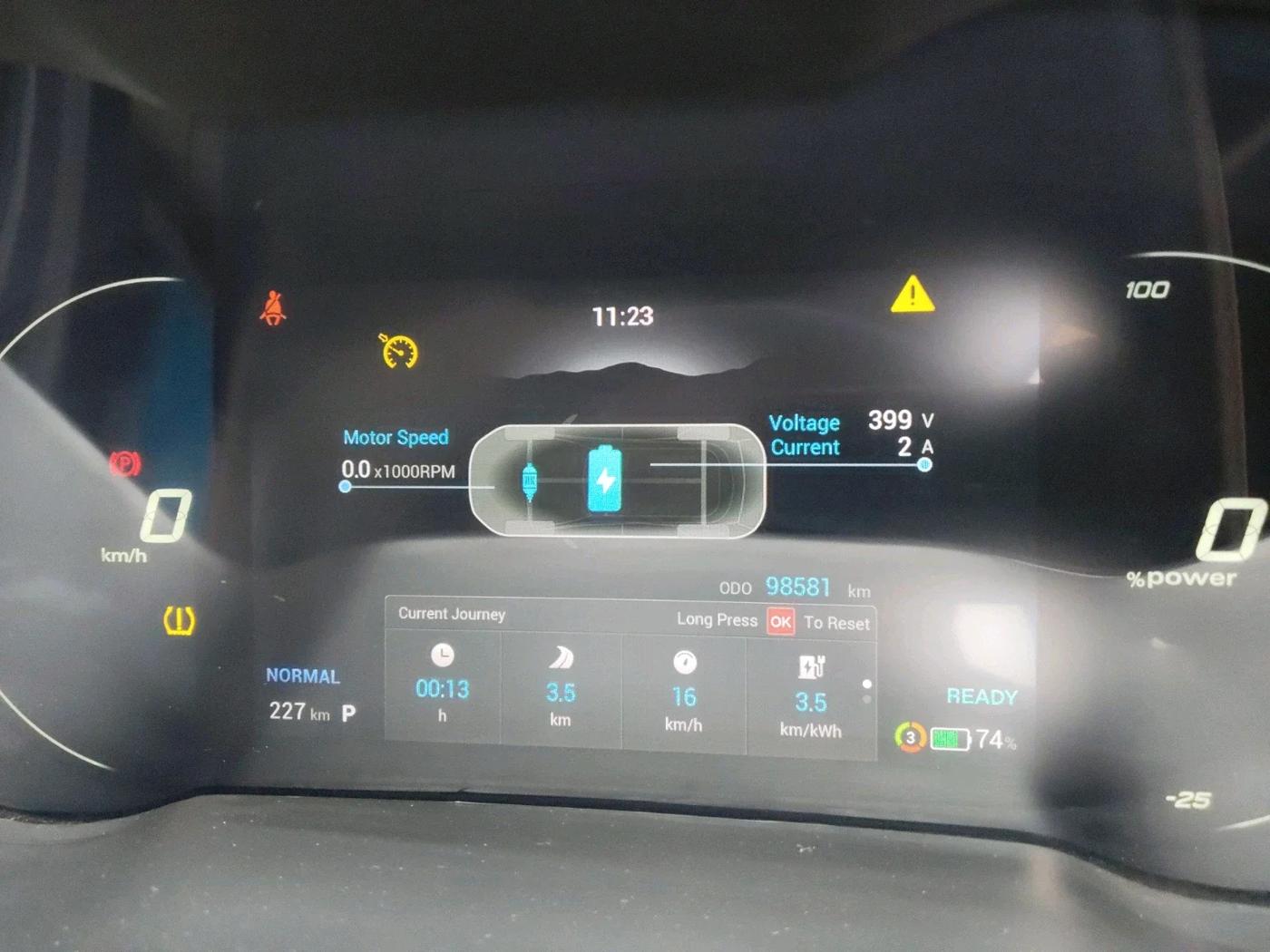 2022 MG ZS EV EXCLUSIVE, Electric, Automatic, 98,581 km, interior