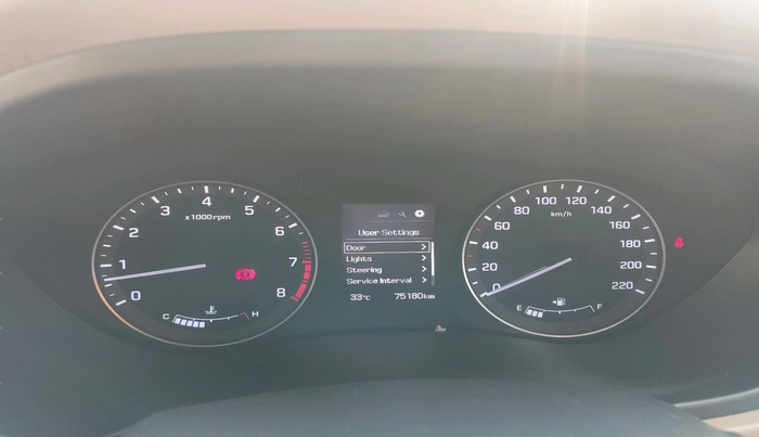 2017 Hyundai Elite i20 ASTA 1.2 (O), Petrol, Manual, 75,180 km, interior