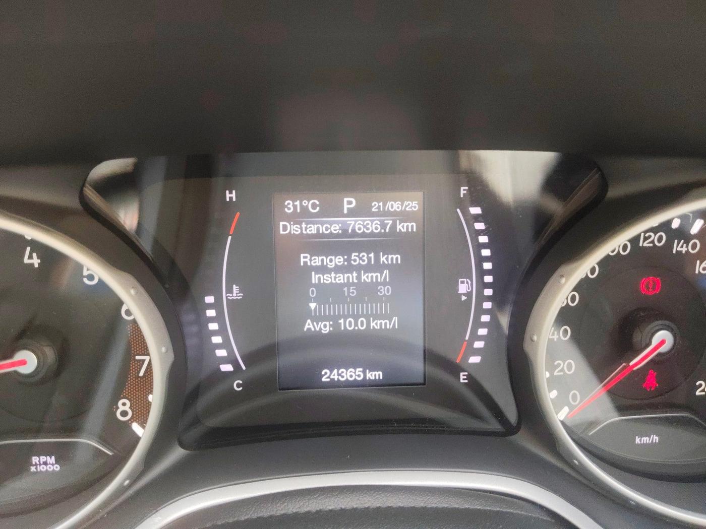 2019 Jeep Compass LIMITED PLUS PETROL AT, Petrol, Automatic, 24,365 km, interior