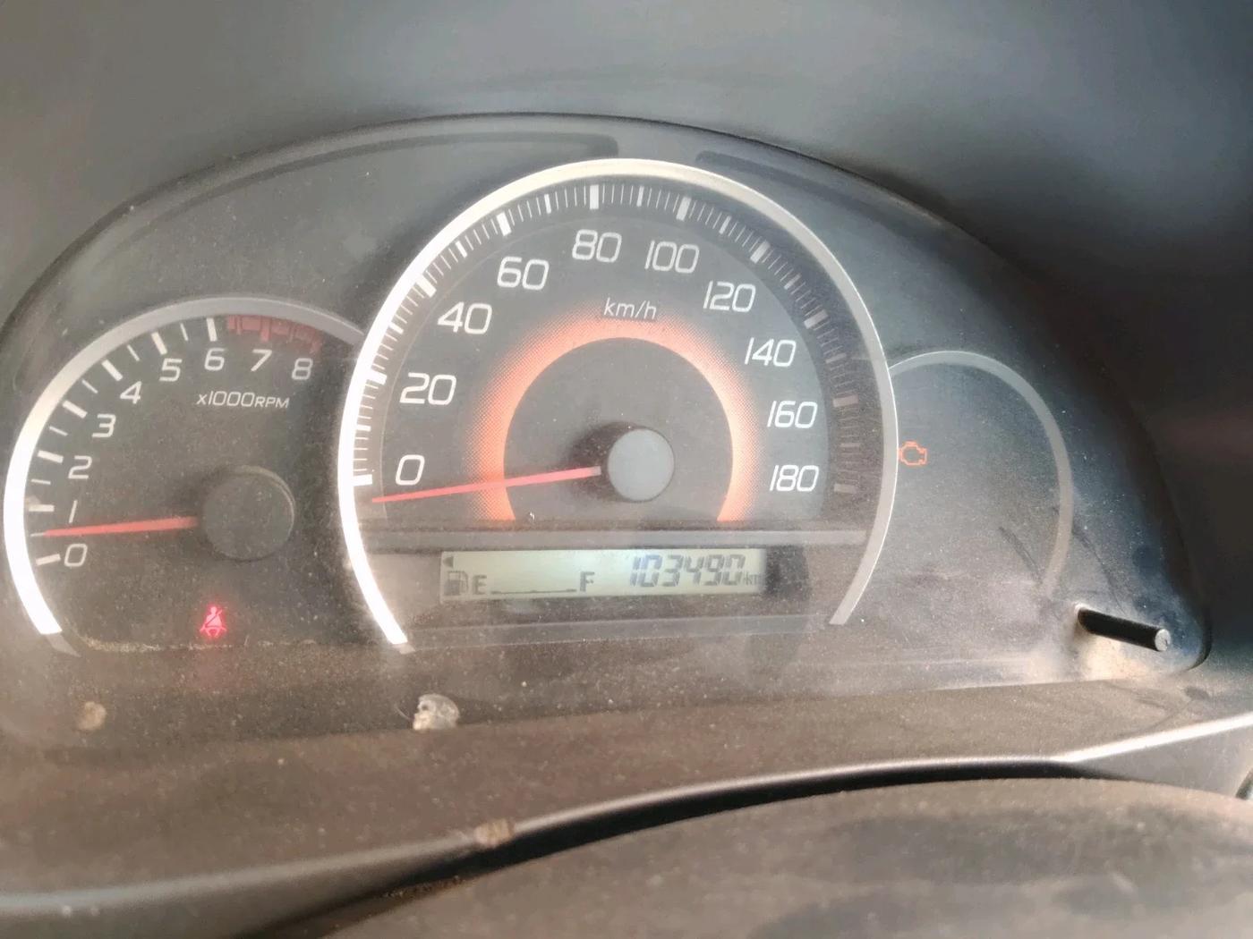 2012 Maruti Wagon R 1.0 VXI, CNG, Manual, 1,03,490 km, interior