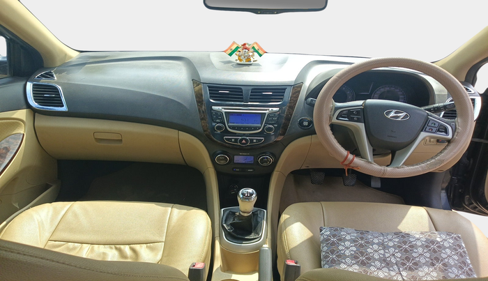 2014 Hyundai Verna FLUIDIC 1.6 VTVT SX OPT, Petrol, Manual, 1,07,357 km, interior