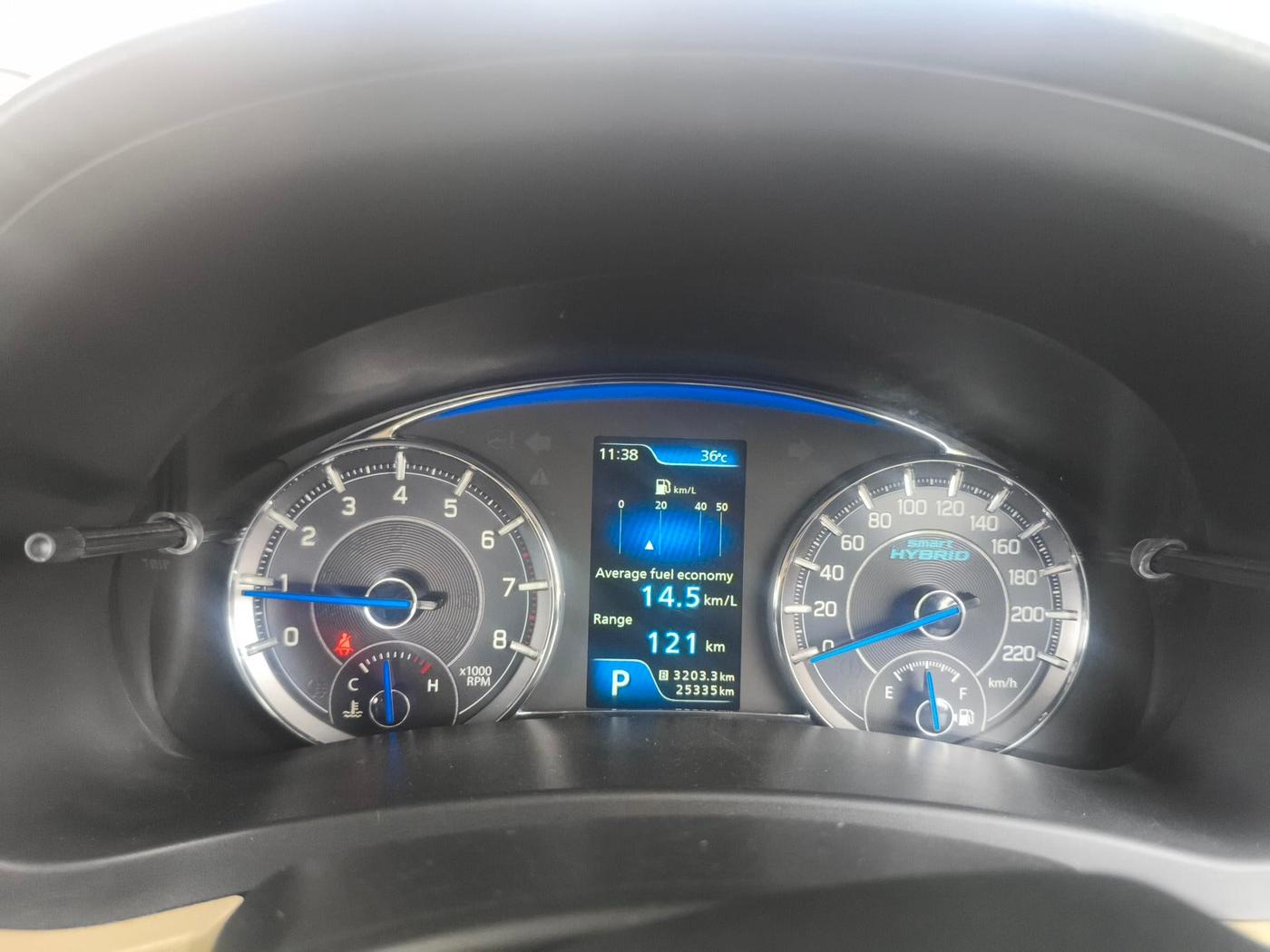 2022 Maruti Ciaz ZETA AT 1.5  SHVS PETROL, Petrol, Automatic, 25,335 km, interior