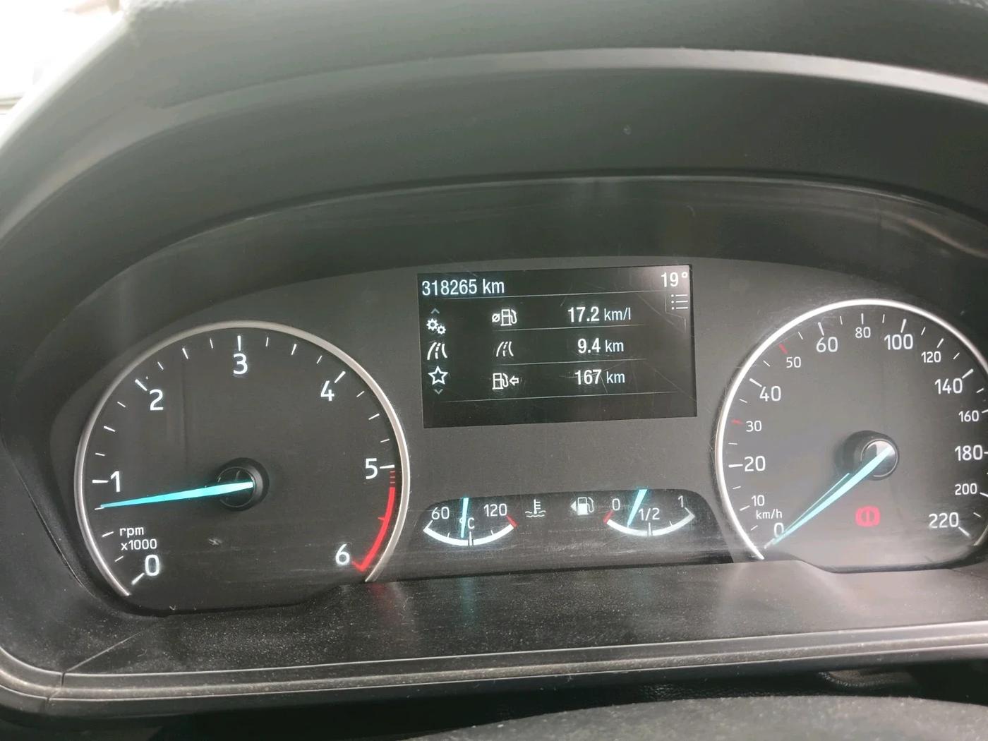 2019 Ford Ecosport TITANIUM 1.5L DIESEL, Diesel, Manual, 3,18,265 km, interior