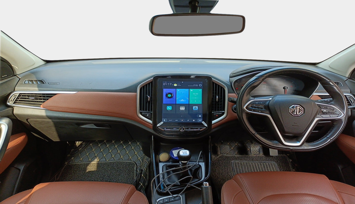 2021 MG HECTOR PLUS SHARP 1.5 PETROL TURBO HYBRID MT 6-STR, Petrol, Manual, 1,25,543 km, interior