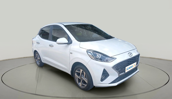 2022 Hyundai AURA SX PLUS 1.2 AMT, Petrol, Automatic, 53,101 km, exterior