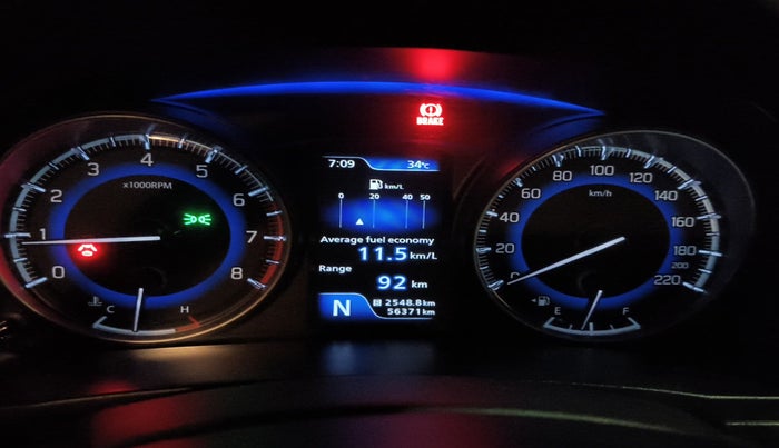 2021 Toyota Glanza V CVT, Petrol, Automatic, 57,000 km, interior