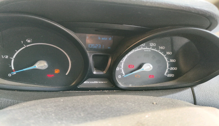 2014 Ford Ecosport AMBIENTE 1.5L DIESEL, Diesel, Manual, 1,05,231 km, interior