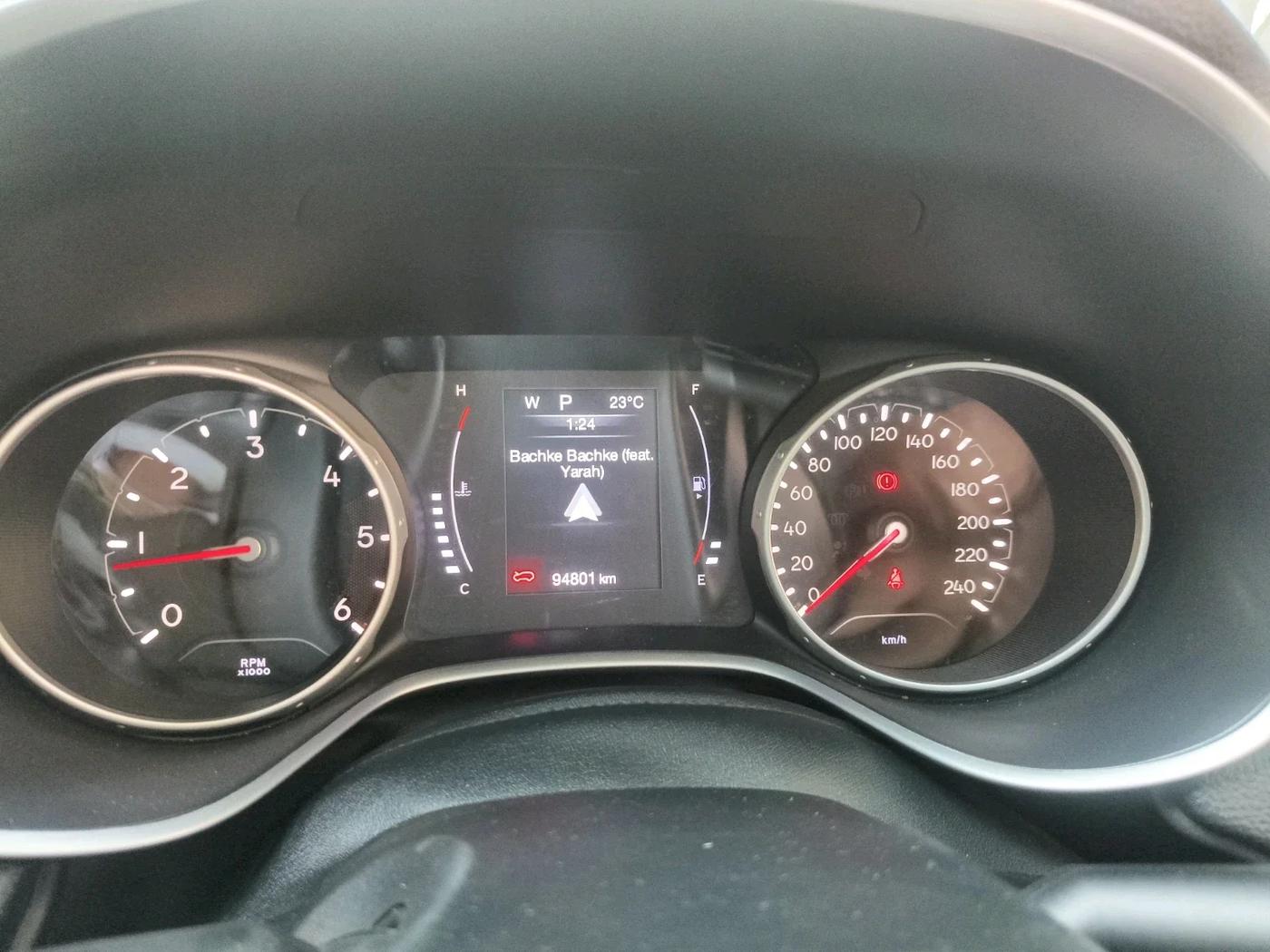 2020 Jeep Compass LONGITUDE 2.0 DIESEL 4X4 AT, Diesel, Automatic, 94,801 km, interior