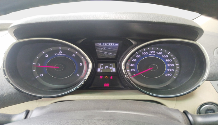 2012 Hyundai New Elantra 1.6 SX AT DIESEL, Diesel, Automatic, 1,98,997 km, interior