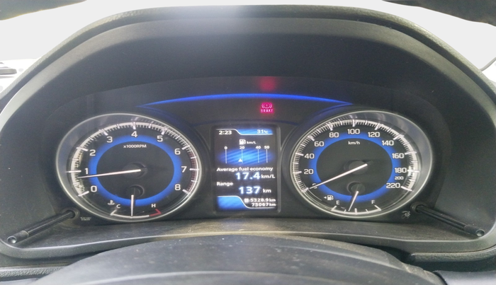 2017 Maruti Baleno ALPHA PETROL 1.2, Petrol, Manual, 75,067 km, interior