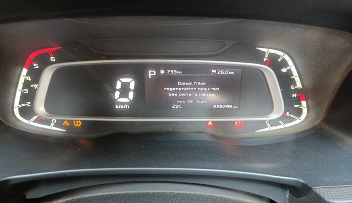 2020 KIA SONET GTX PLUS 1.5 AT, Diesel, Automatic, 2,28,295 km, interior