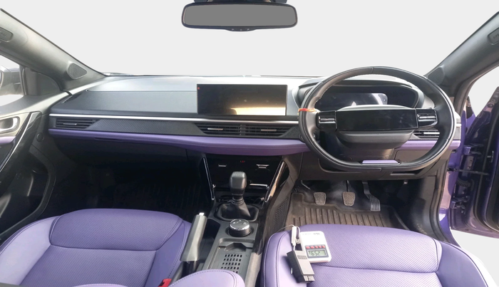 2024 Tata NEXON FEARLESS PURPLE + SUNROOF DUAL TONE 1.2 PETROL, Petrol, Manual, 2,775 km, interior
