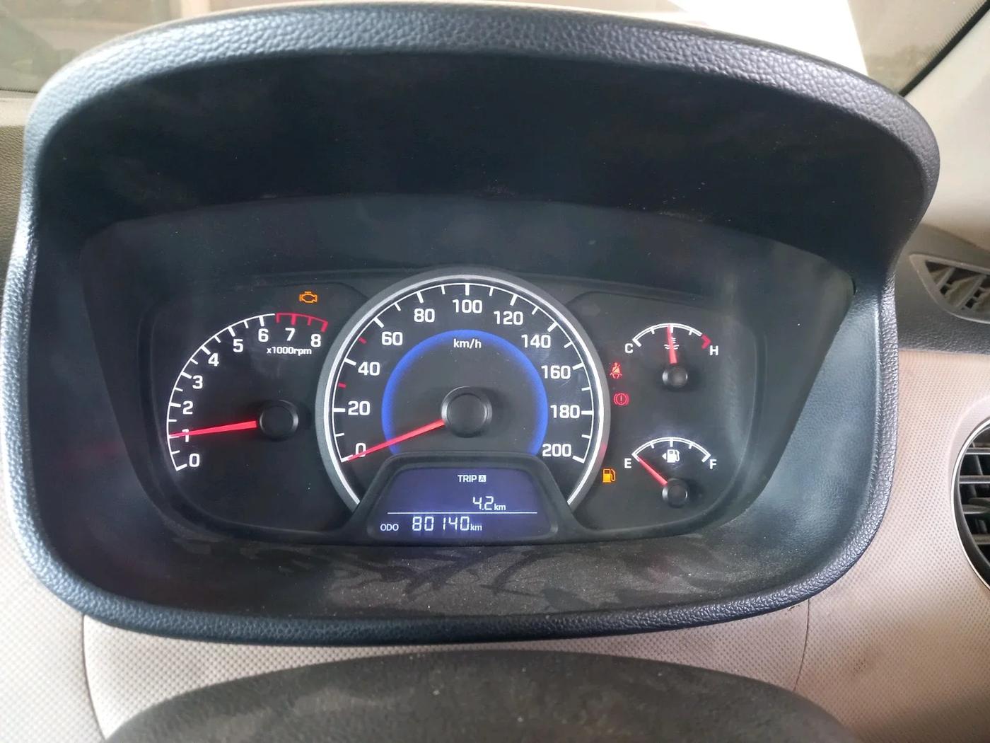 2019 Hyundai Grand i10 MAGNA 1.2 KAPPA VTVT, CNG, Manual, 80,140 km, interior