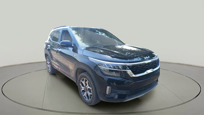 2021 KIA SELTOS HTX 1.5 CVT PETROL, Petrol, Automatic, 1,10,537 km, exterior
