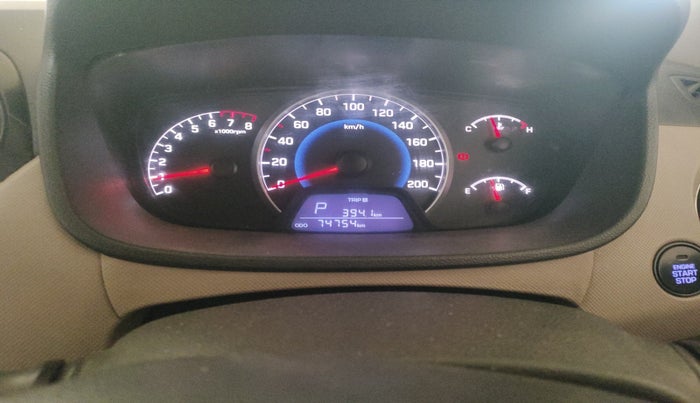 2015 Hyundai Grand i10 ASTA AT 1.2 KAPPA VTVT, Petrol, Automatic, 74,754 km, interior