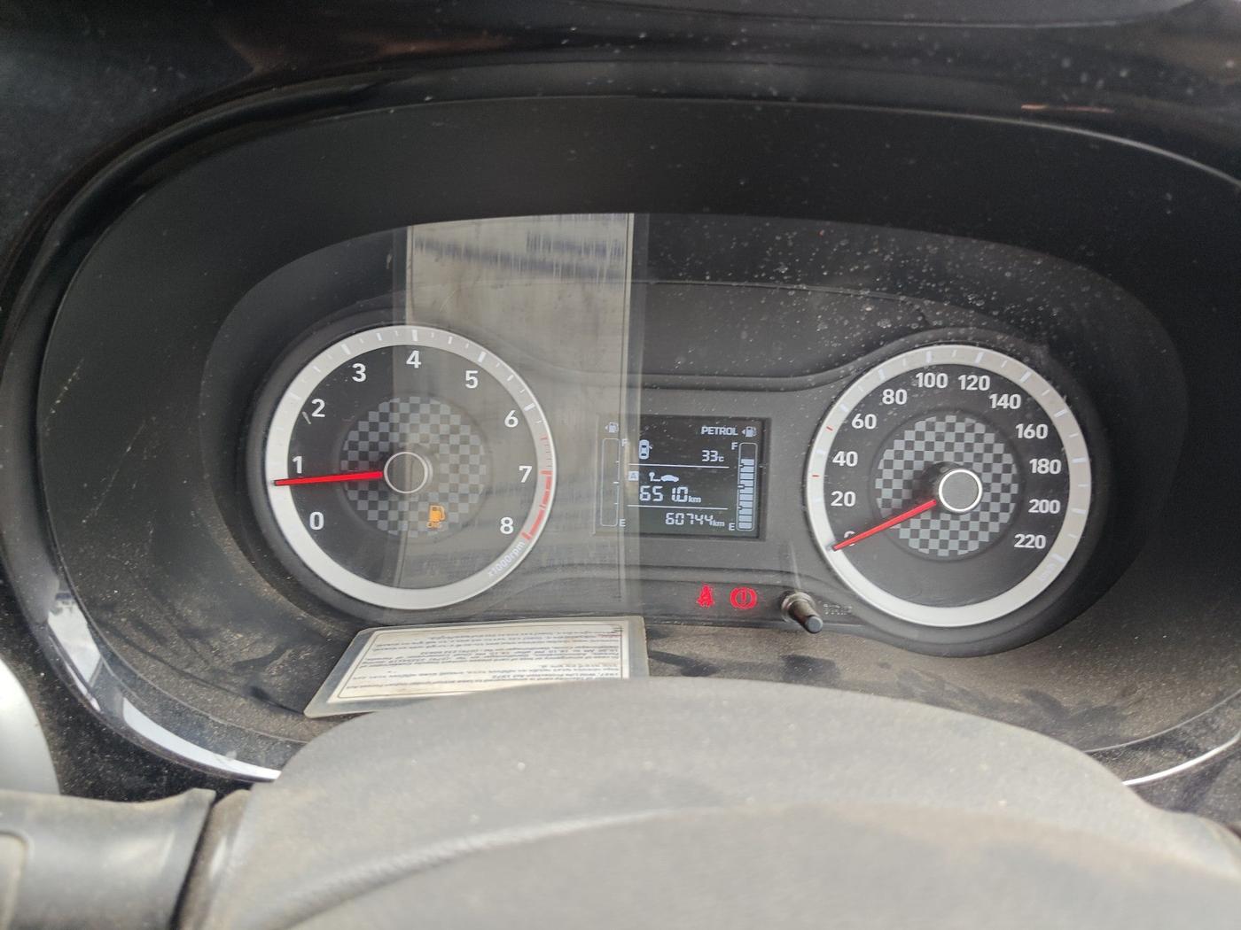 2022 Hyundai GRAND I10 NIOS SPORTZ 1.2 KAPPA VTVT CNG, Petrol, Manual, 60,744 km, interior