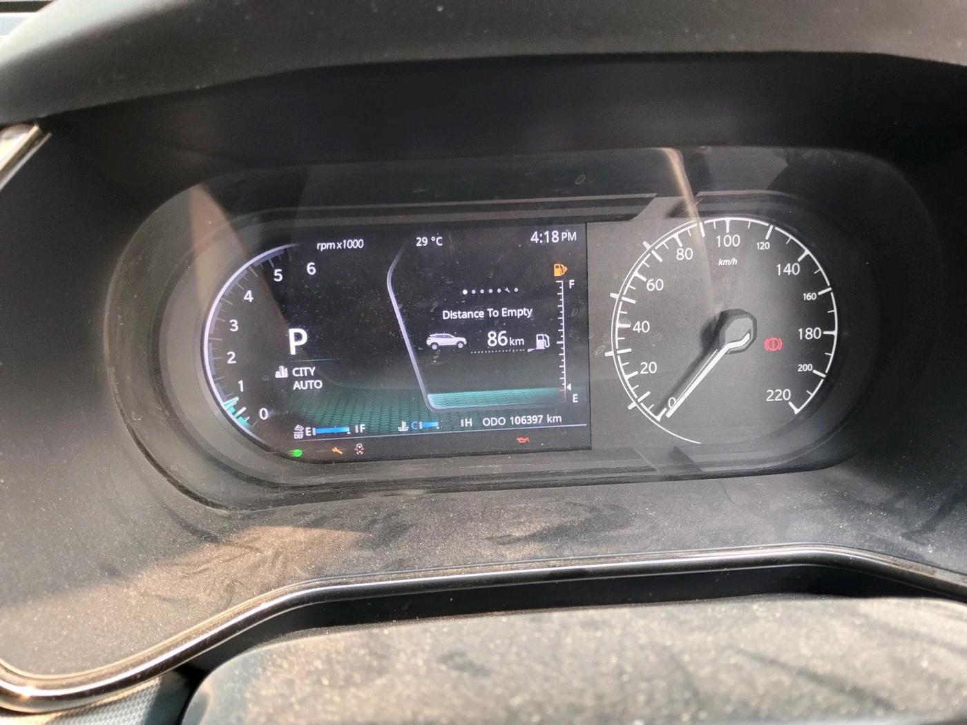 2022 Tata Harrier XZA PLUS 2.0L DARK EDITION, Diesel, Automatic, 1,06,397 km, interior