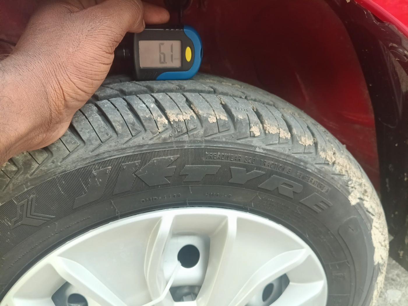 2025 Maruti Alto K10 LXI, Petrol, Manual, 1,711 km, tyre