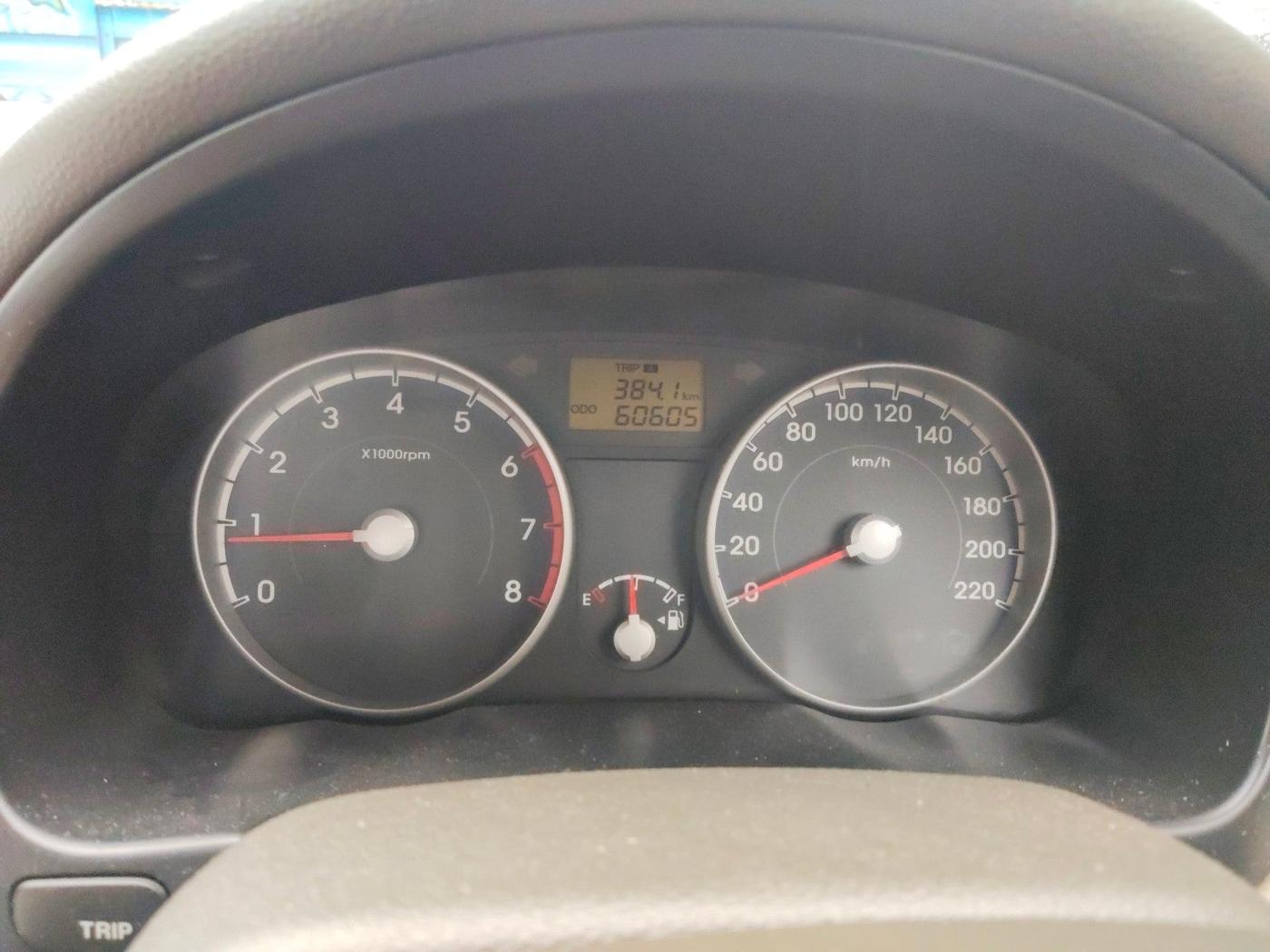 2010 Hyundai Verna TRANSFORM 1.6 VTVT, Petrol, Manual, 60,610 km, interior