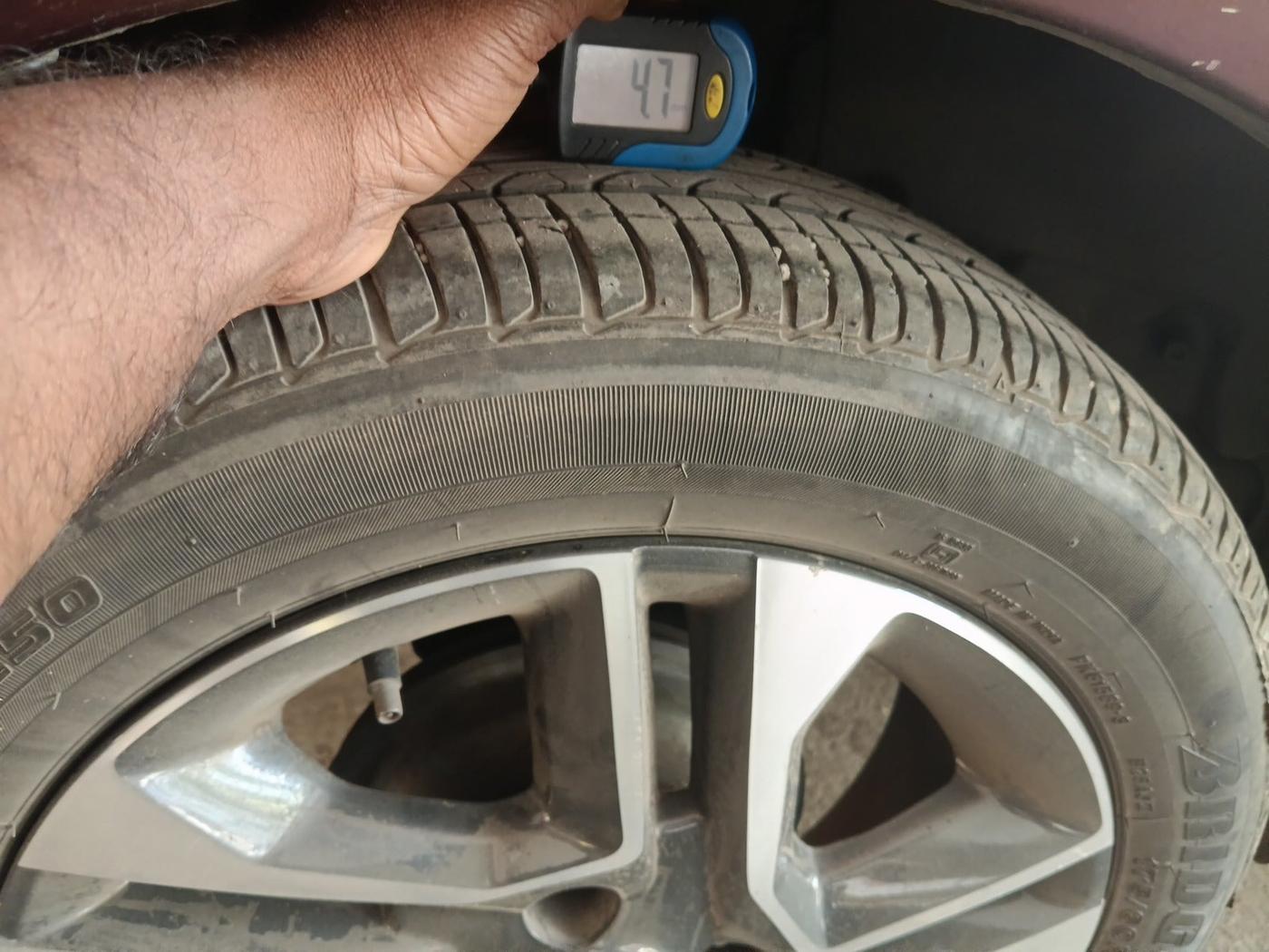 2021 Tata TIGOR XZA PLUS PETROL, Petrol, Automatic, 22,839 km, tyre