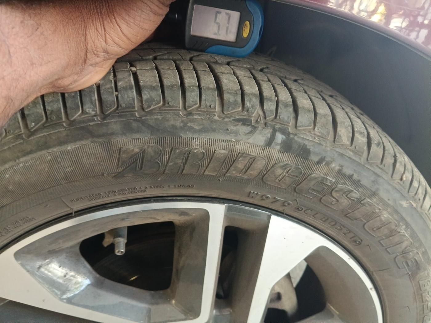 2021 Tata TIGOR XZA PLUS PETROL, Petrol, Automatic, 22,839 km, tyre