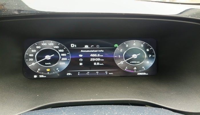 2023 KIA CARENS LUXURY PLUS 1.5 PETROL DCT 7 STR, Petrol, Automatic, 29,659 km, interior