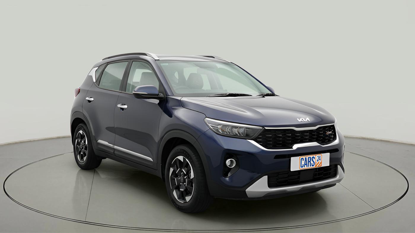 2024 KIA SONET HTX 1.0 TURBO PETROL IMT, Petrol, Manual, 1,416 km, exterior