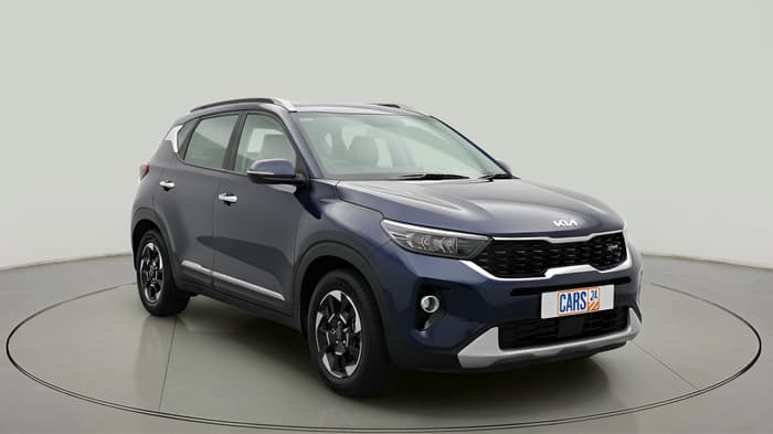 2024 KIA SONET HTX 1.0 TURBO PETROL IMT, Petrol, Manual, 1,416 km, exterior